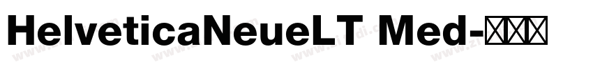 HelveticaNeueLT Med字体转换
